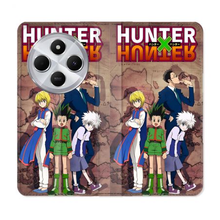 Housse Cuir Portefeuille Pour Xiaomi Redmi 14C 4G Manga Hunter X Hunter Vintage