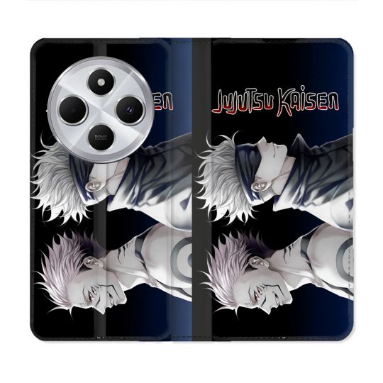 Housse Cuir Portefeuille Pour Xiaomi Redmi 14C 4G Manga Jujustu Kaisen