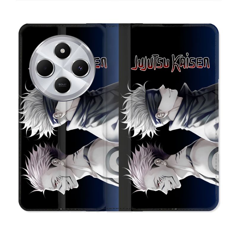 Housse Cuir Portefeuille Pour Xiaomi Redmi 14C 4G Manga Jujustu Kaisen