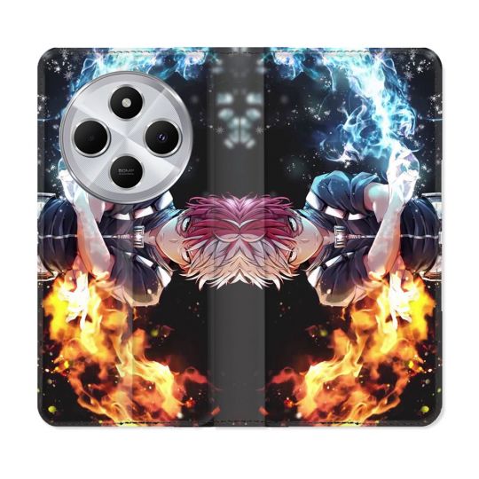 Housse Cuir Portefeuille Pour Xiaomi Redmi 14C 4G Manga My Hero Academia Shoto