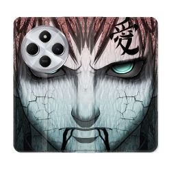 Housse Cuir Portefeuille Pour Xiaomi Redmi 14C 4G Manga Naruto Gaara