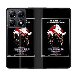 Housse Cuir Portefeuille Pour Xiaomi 14T SOS Fantome Affiche