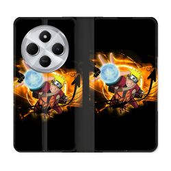 Housse Cuir Portefeuille Pour Xiaomi Redmi 14C 4G Manga Naruto Noir