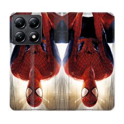 Housse Cuir Portefeuille Pour Xiaomi 14T Spiderman Invers