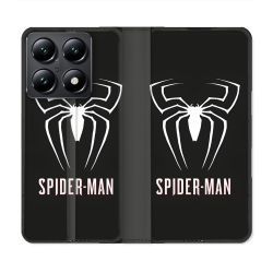 Housse Cuir Portefeuille Pour Xiaomi 14T Spiderman Logo