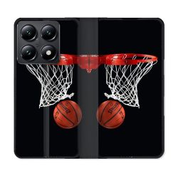 Housse Cuir Portefeuille Pour Xiaomi 14T Sport Basket Panier