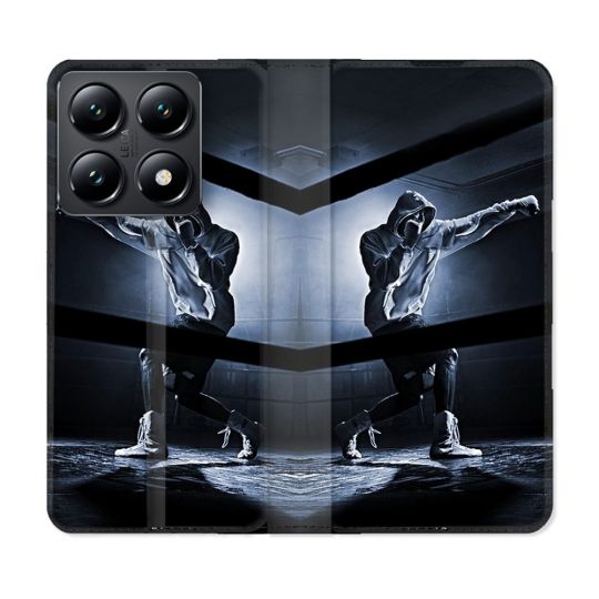 Housse Cuir Portefeuille Pour Xiaomi 14T Sport Boxe Poing