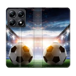 Housse Cuir Portefeuille Pour Xiaomi 14T Sport Football Stade