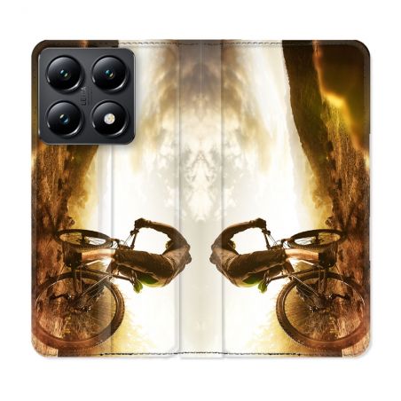 Housse Cuir Portefeuille Pour Xiaomi 14T Sport VTT Soleil