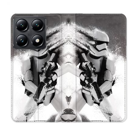 Housse Cuir Portefeuille Pour Xiaomi 14T Star Wars - Trooper
