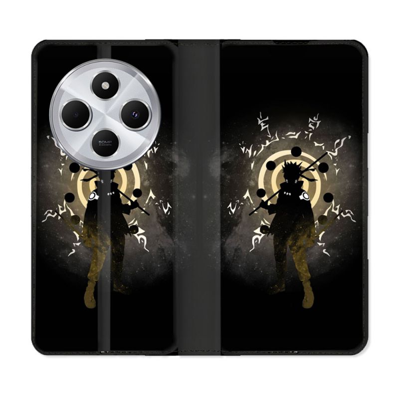 Housse Cuir Portefeuille Pour Xiaomi Redmi 14C 4G Manga Naruto Sage