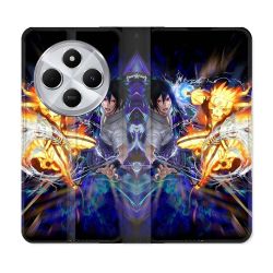 Housse Cuir Portefeuille Pour Xiaomi Redmi 14C 4G Manga Naruto VS