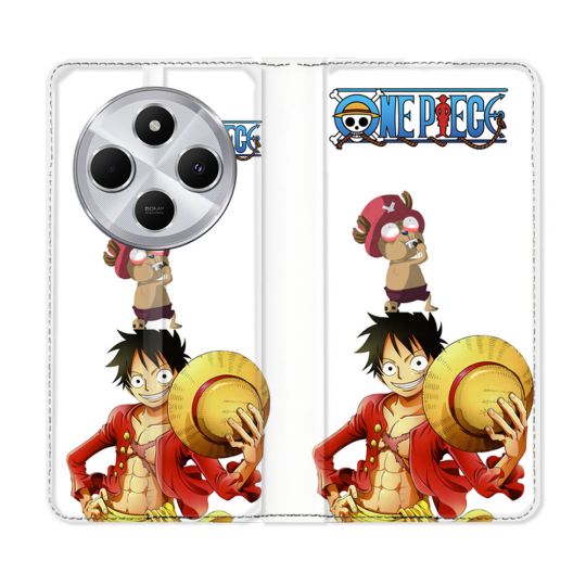 Housse Cuir Portefeuille Pour Xiaomi Redmi 14C 4G Manga One Piece Chopper