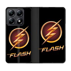 Housse Cuir Portefeuille Pour Xiaomi 14T The Flash Logo