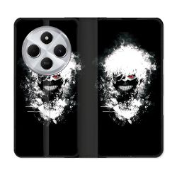 Housse Cuir Portefeuille Pour Xiaomi Redmi 14C 4G Manga Tokyo Ghoul Kaneki Tag