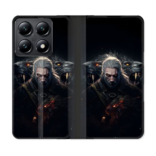 Housse Cuir Portefeuille Pour Xiaomi 14T The Witcher