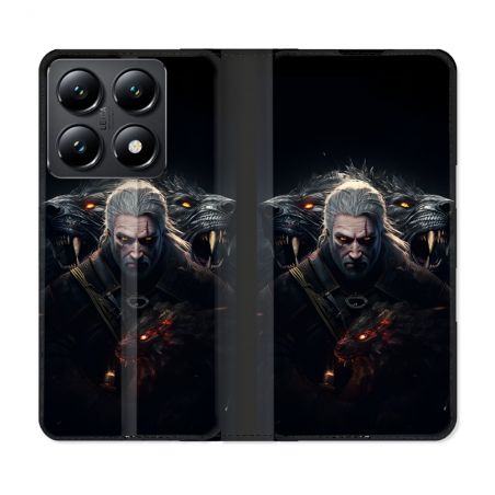 Housse Cuir Portefeuille Pour Xiaomi 14T The Witcher