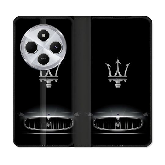 Housse Cuir Portefeuille Pour Xiaomi Redmi 14C 4G Maserati