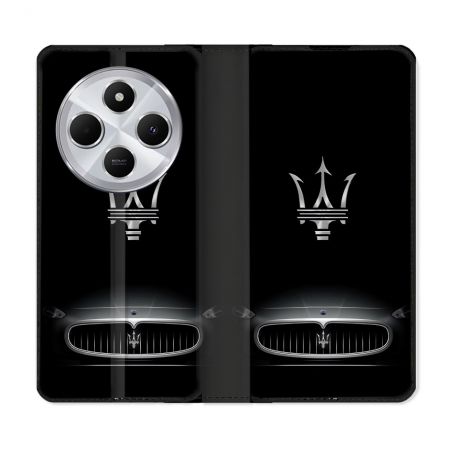 Housse Cuir Portefeuille Pour Xiaomi Redmi 14C 4G Maserati