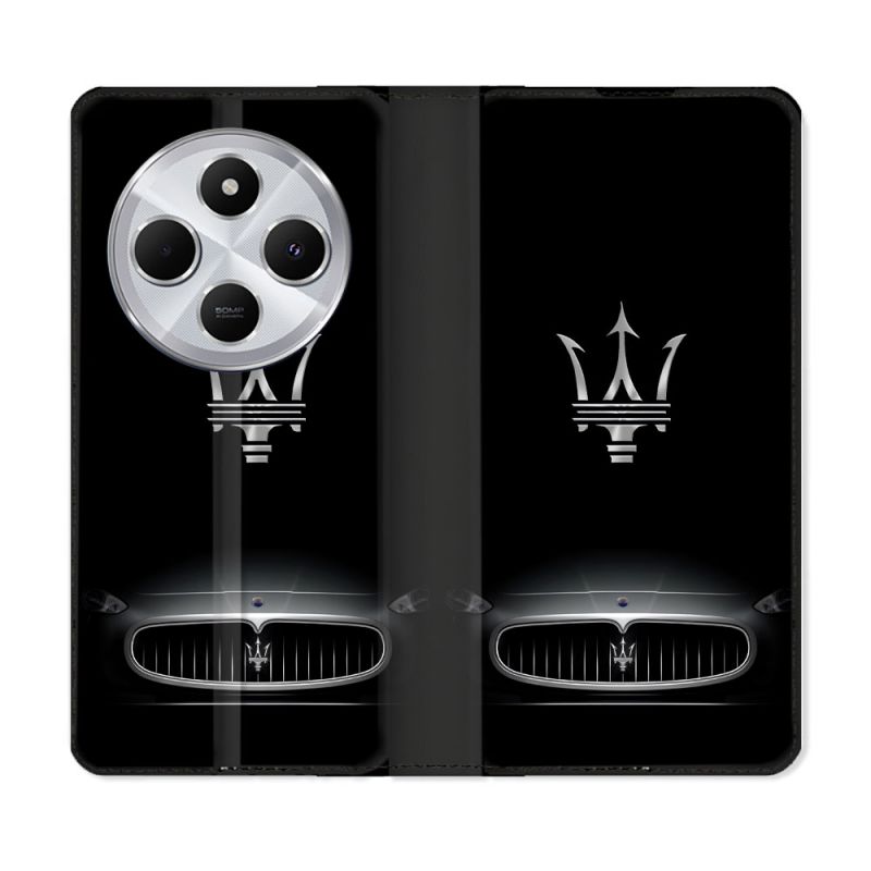 Housse Cuir Portefeuille Pour Xiaomi Redmi 14C 4G Maserati