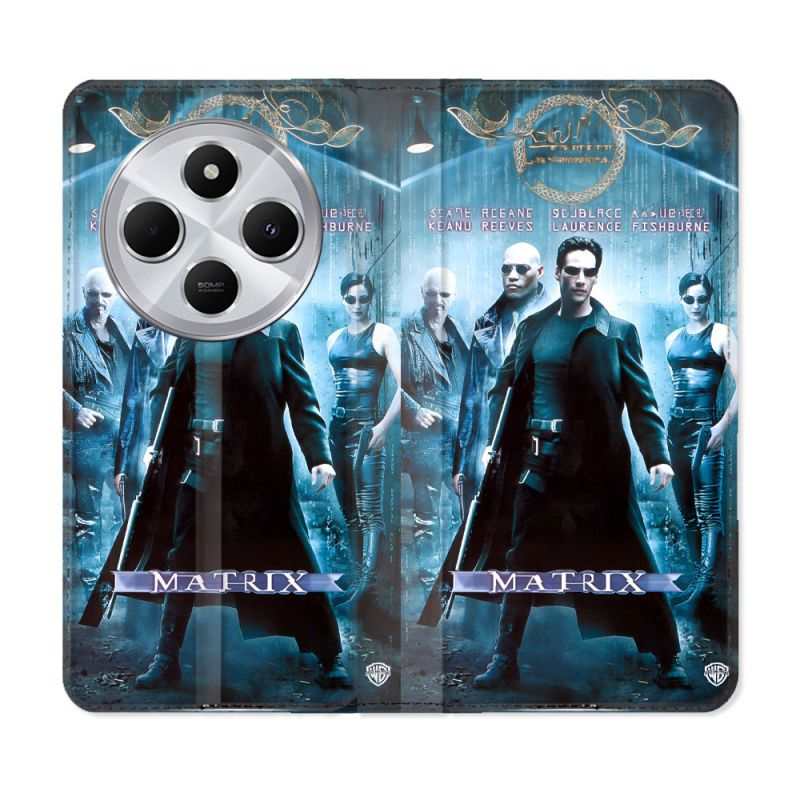 Housse Cuir Portefeuille Pour Xiaomi Redmi 14C 4G Matrix Affiche