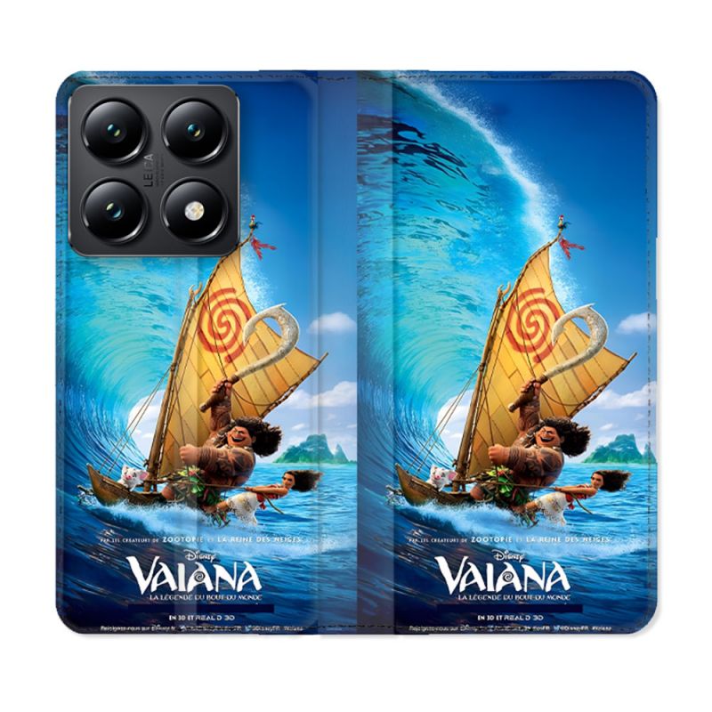 Housse Cuir Portefeuille Pour Xiaomi 14T Vaiana