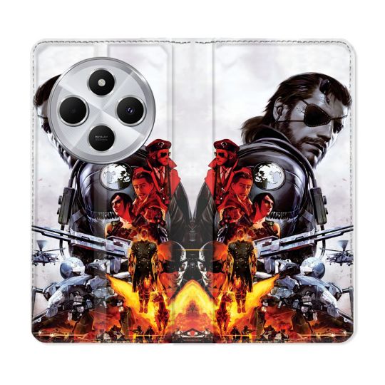 Housse Cuir Portefeuille Pour Xiaomi Redmi 14C 4G Metal Gear Solid