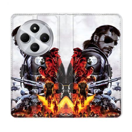 Housse Cuir Portefeuille Pour Xiaomi Redmi 14C 4G Metal Gear Solid