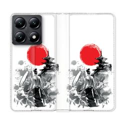 Housse Cuir Portefeuille Pour Xiaomi 14T Voyage Japon Femme