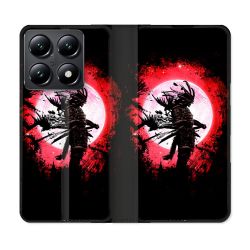 Housse Cuir Portefeuille Pour Xiaomi 14T Voyage Japon Samourai