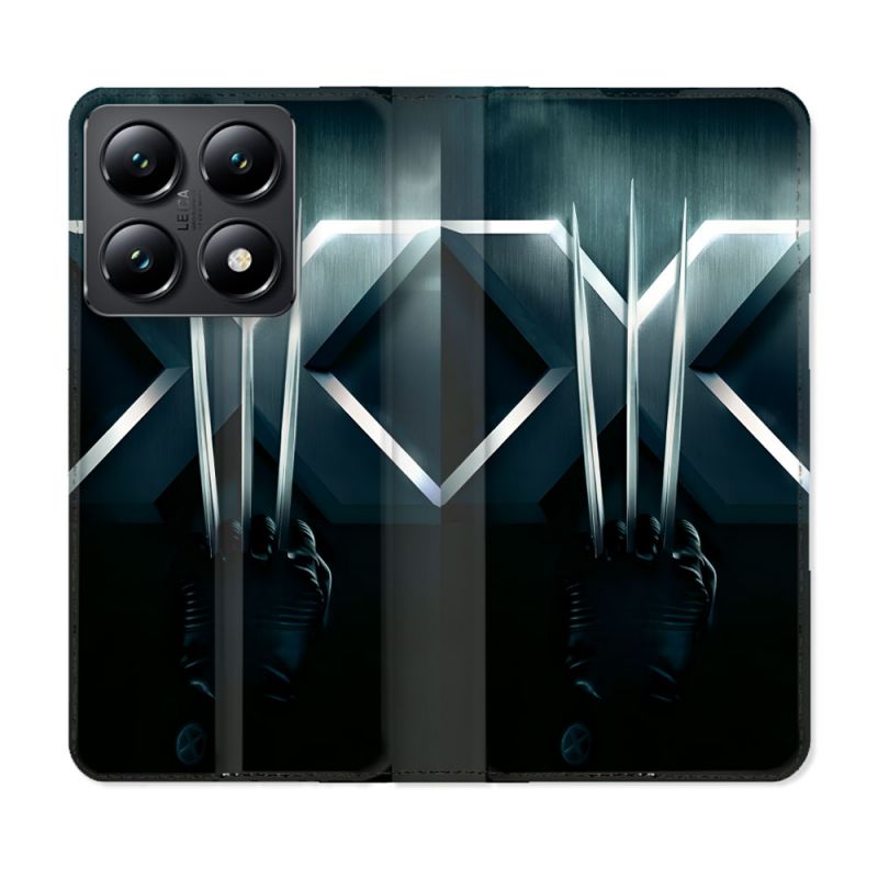 Housse Cuir Portefeuille Pour Xiaomi 14T Xmen