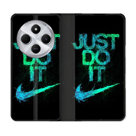 Housse Cuir Portefeuille Pour Xiaomi Redmi 14C 4G Nike Just Do It