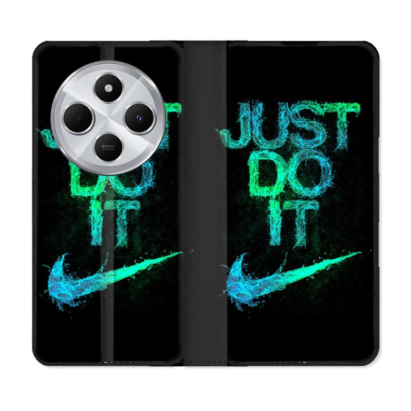 Housse Cuir Portefeuille Pour Xiaomi Redmi 14C 4G Nike Just Do It