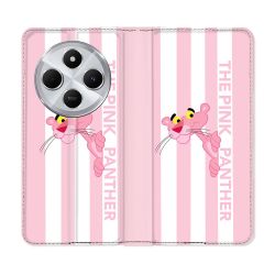 Housse Cuir Portefeuille Pour Xiaomi Redmi 14C 4G Panthere Rose