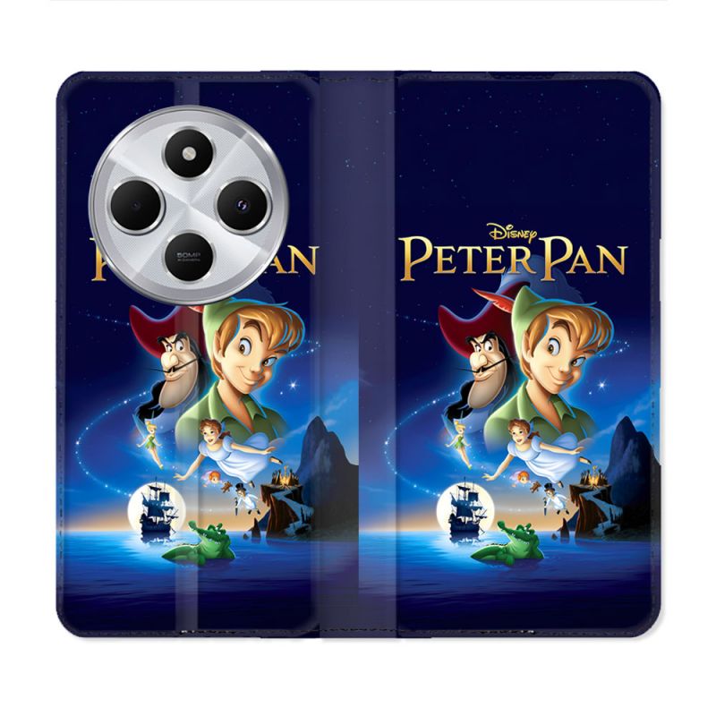 Housse Cuir Portefeuille Pour Xiaomi Redmi 14C 4G Peter Pan Affiche