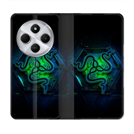 Housse Cuir Portefeuille Pour Xiaomi Redmi 14C 4G Razer
