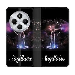 Housse Cuir Portefeuille Pour Xiaomi Redmi 14C 4G Signe Zodiaque 2 Sagittaire