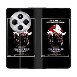 Housse Cuir Portefeuille Pour Xiaomi Redmi 14C 4G SOS Fantome Affiche