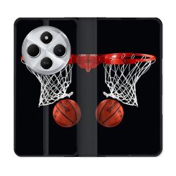 Housse Cuir Portefeuille Pour Xiaomi Redmi 14C 4G Sport Basket Panier