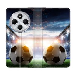 Housse Cuir Portefeuille Pour Xiaomi Redmi 14C 4G Sport Football Stade