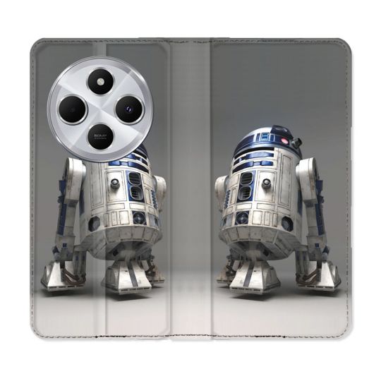 Housse Cuir Portefeuille Pour Xiaomi Redmi 14C 4G Star Wars - R2D2