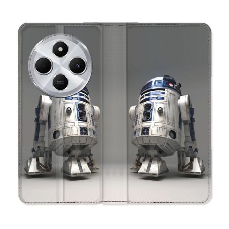 Housse Cuir Portefeuille Pour Xiaomi Redmi 14C 4G Star Wars - R2D2