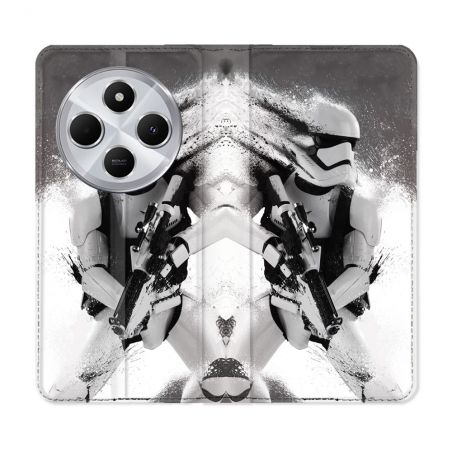 Housse Cuir Portefeuille Pour Xiaomi Redmi 14C 4G Star Wars - Trooper