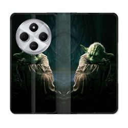 Housse Cuir Portefeuille Pour Xiaomi Redmi 14C 4G Star Wars - Yoda sombre