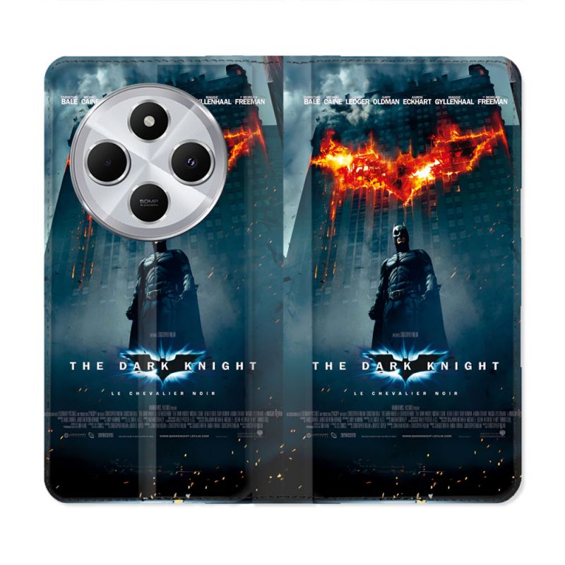 Housse Cuir Portefeuille Pour Xiaomi Redmi 14C 4G The Dark Night