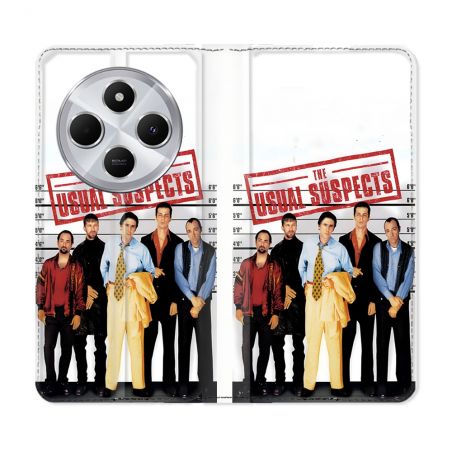 Housse Cuir Portefeuille Pour Xiaomi Redmi 14C 4G The Usual Suspect Affiche