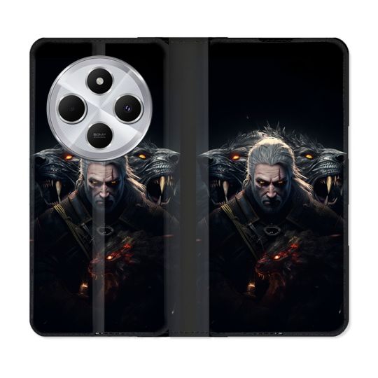 Housse Cuir Portefeuille Pour Xiaomi Redmi 14C 4G The Witcher