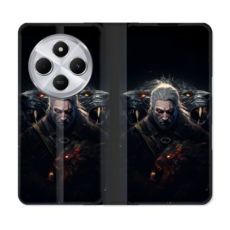 Housse Cuir Portefeuille Pour Xiaomi Redmi 14C 4G The Witcher
