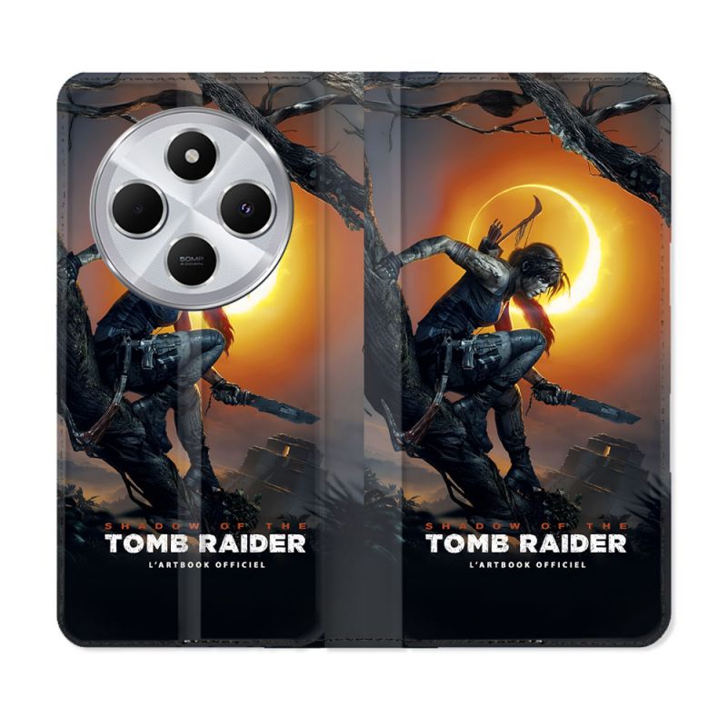 Housse Cuir Portefeuille Pour Xiaomi Redmi 14C 4G Tomb Raider