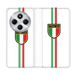 Housse Cuir Portefeuille Pour Xiaomi Redmi 14C 4G Voyage Italie 3 Blanc